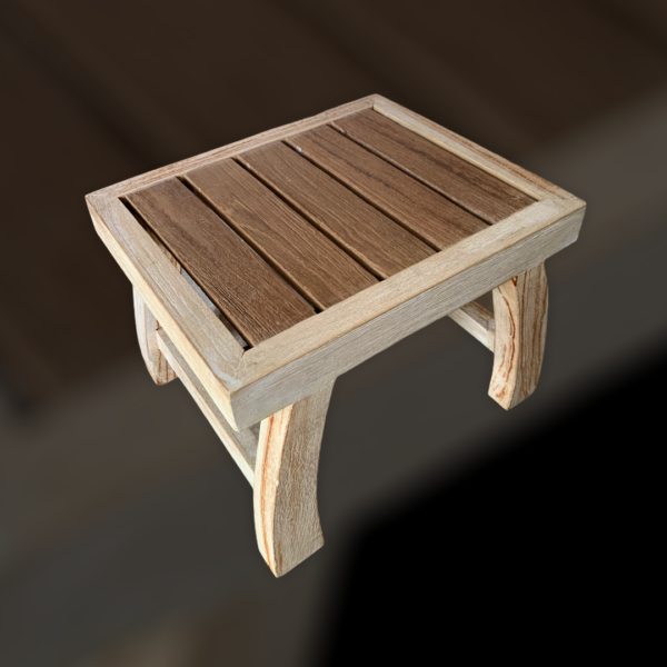 Teak Wood Foot stool (S)