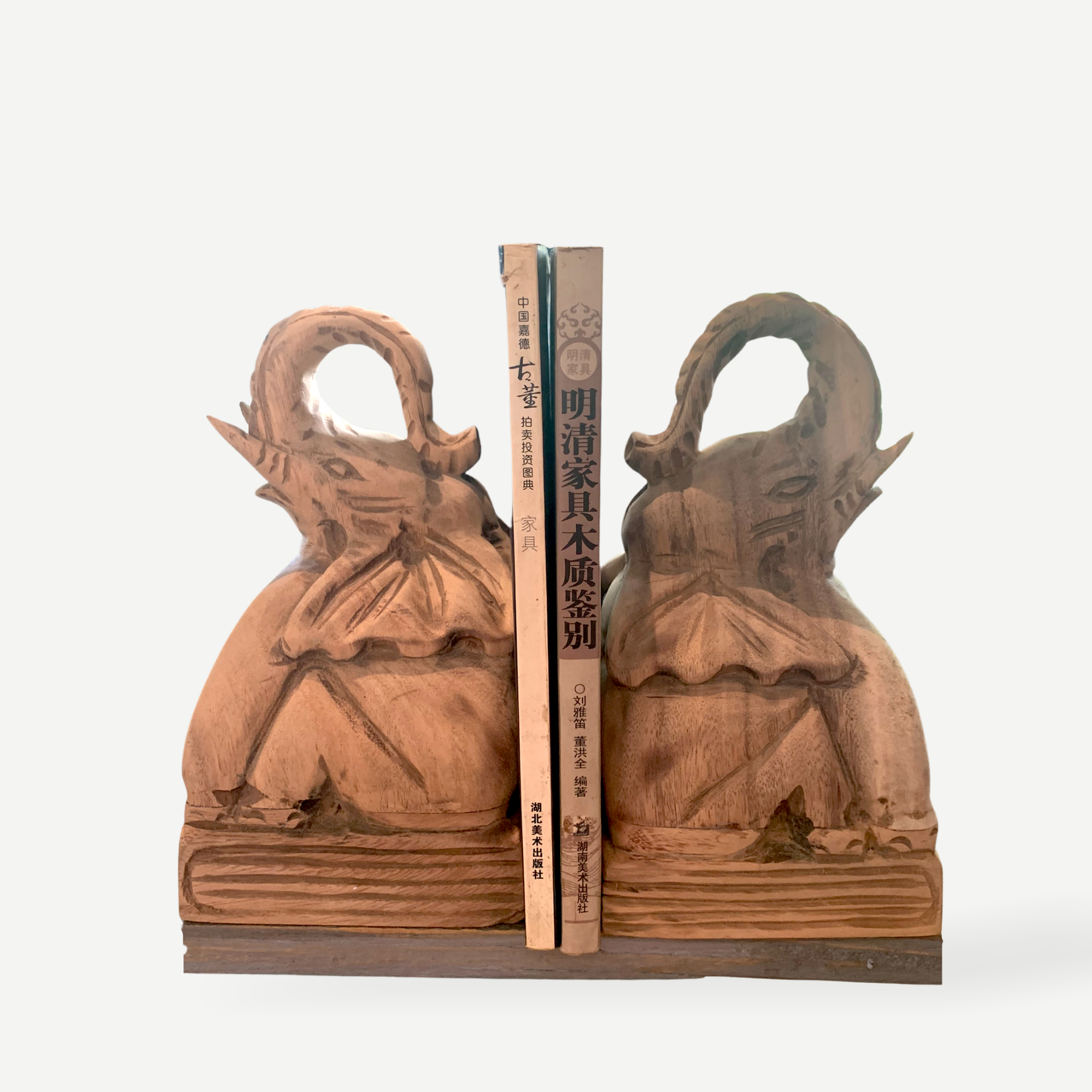 Elephant bookend (pair)