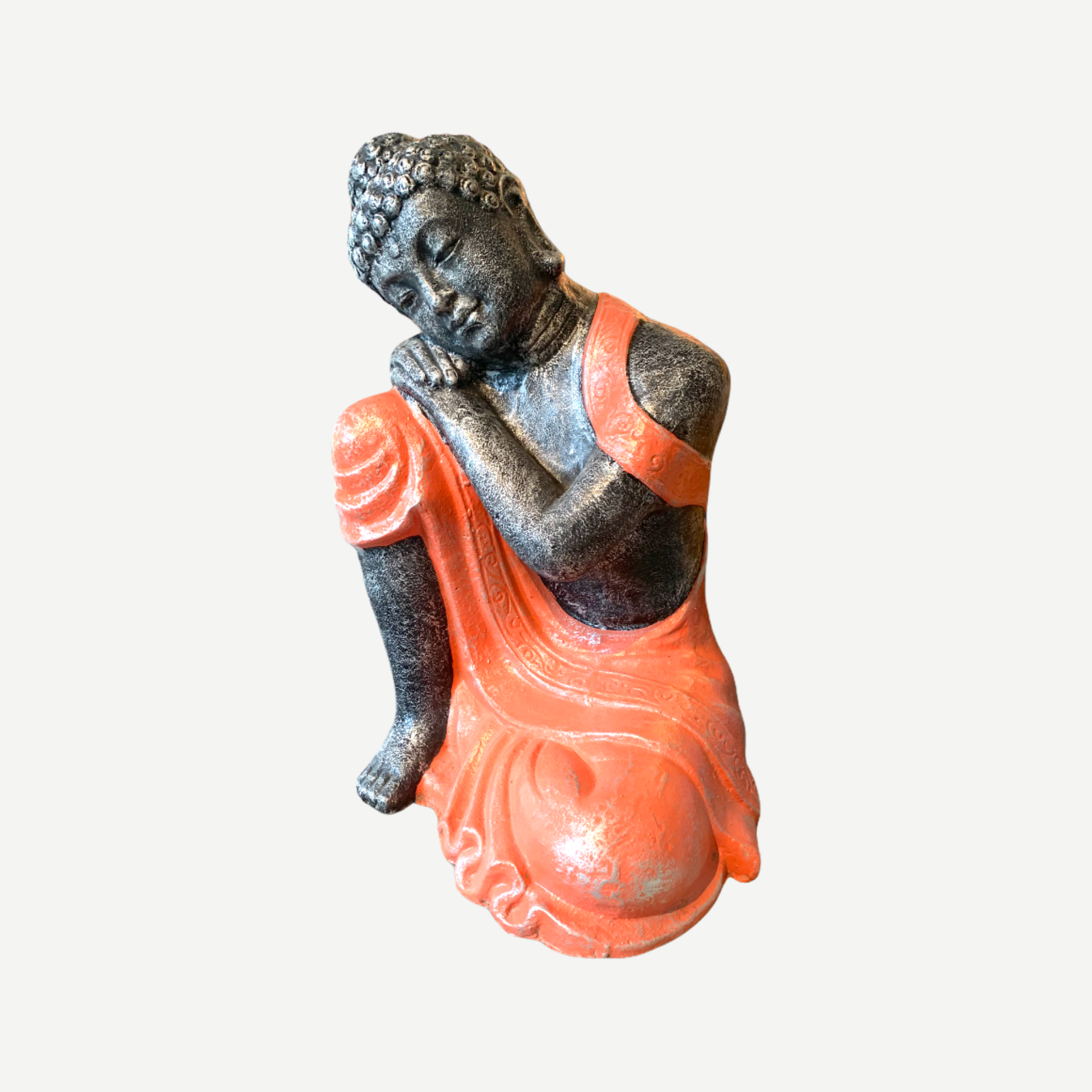 Orange Recline Buddha